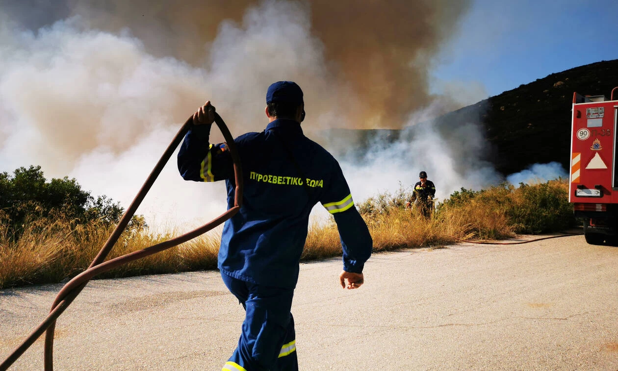 Οριοθετήθηκε η πυρκαγιά στην Ελαφόνησο (εικόνες)